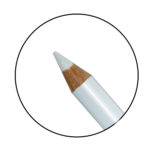 ⁦ليف قلم كحل جاف ابيض لتكبير العين وتنويرها | WHITE 50⁩ - الصورة ⁦2⁩